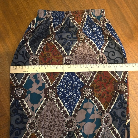 Sig Sport Skirt Elastic Waist Multi-Color Print Size Small - Picture 8 of 11